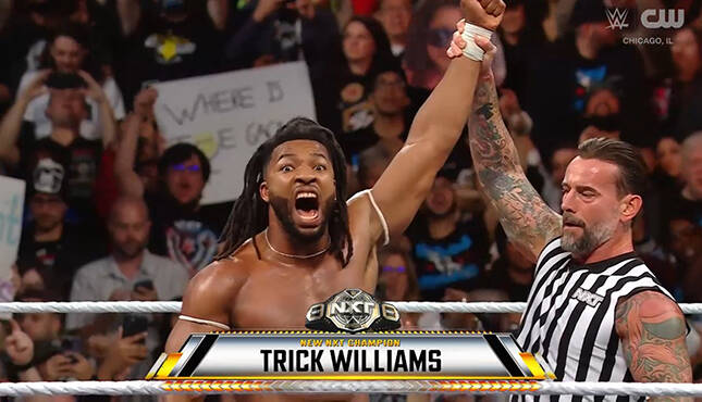 WWE NXT 10-1-24 Trick Williams CM Punk