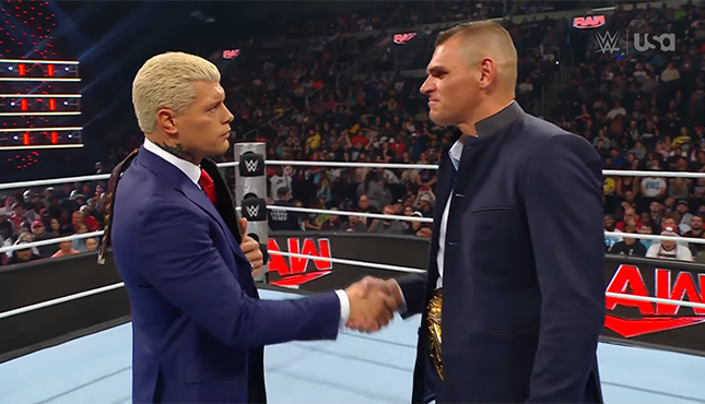 WWE Raw 10-14-24 Cody Rhodes Gunther