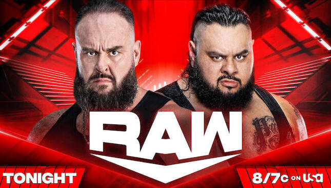 WWE Raw Braun Strowman vs Bronson Reed