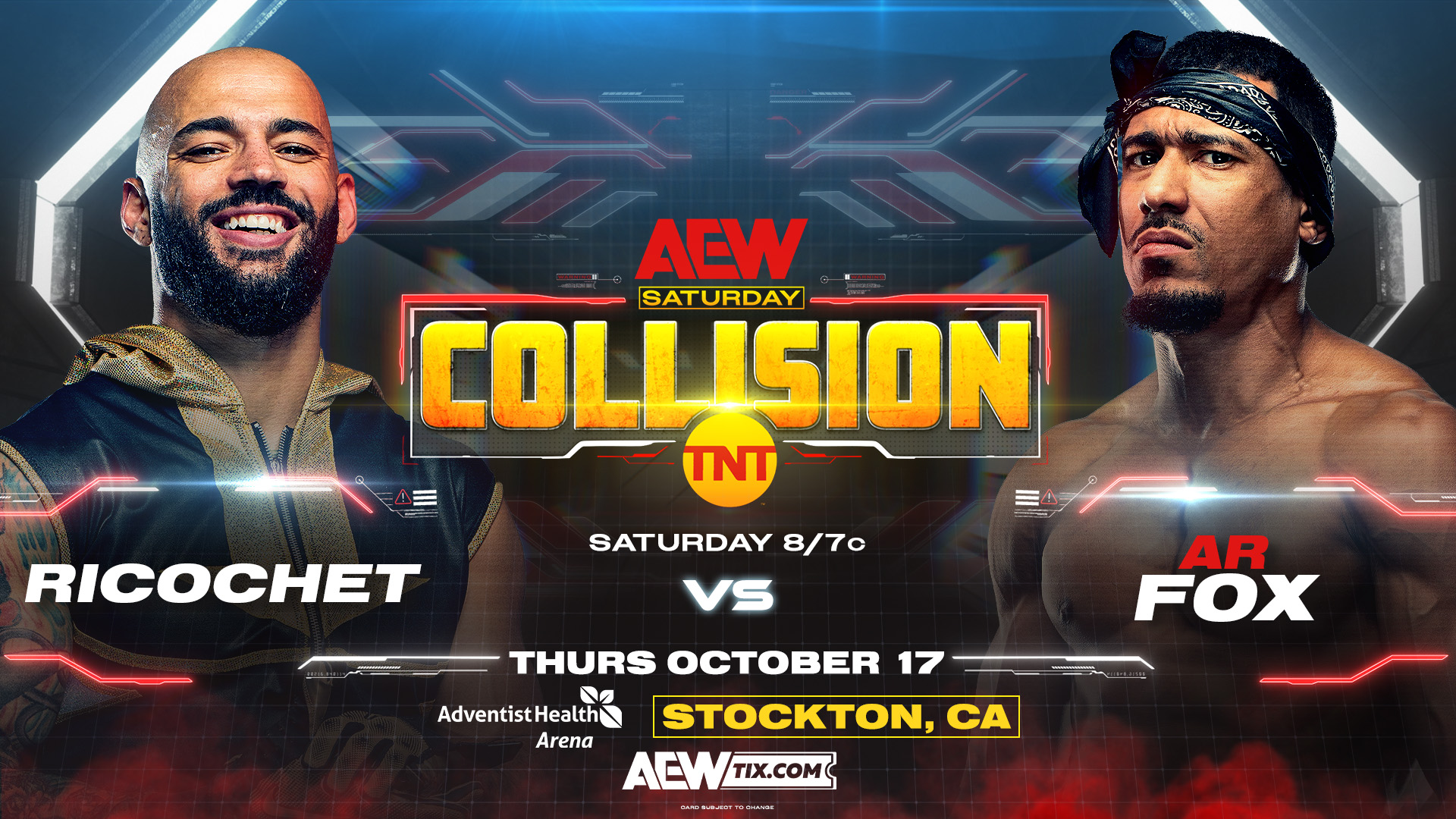 A R. Fox AR Fox Accepts Ricochet's Open Challenge For AEW Collision | 411MANIA ...