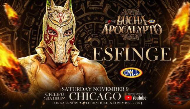 Esfinge MLW x CMLL Lucha Apocalypto