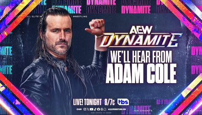 AEW Dynamite Adam Cole 11-20-24