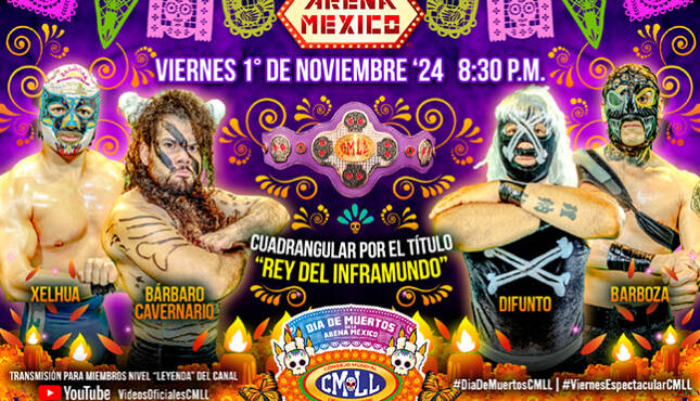 CMLL Viernes Espectacular Results 11.1.24