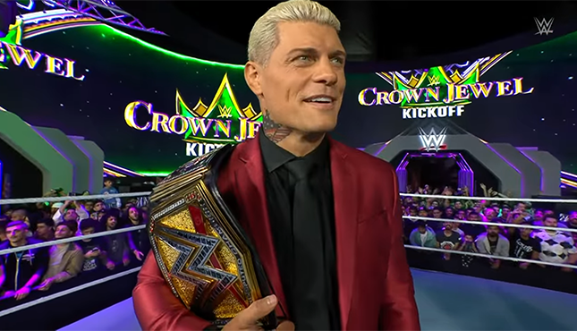 Cody Rhodes WWE Crown Jewel Kickoff