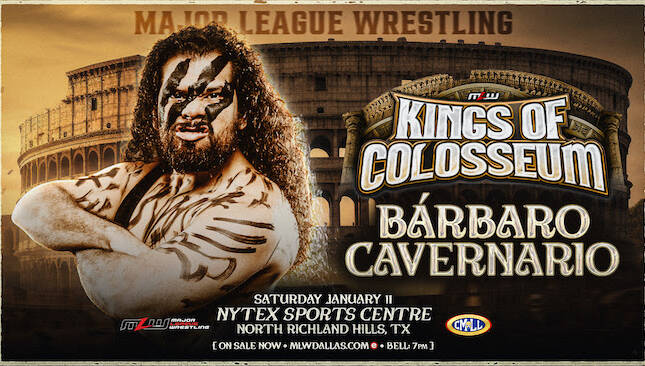 MLW King of Colosseum Barbaro Cavernario