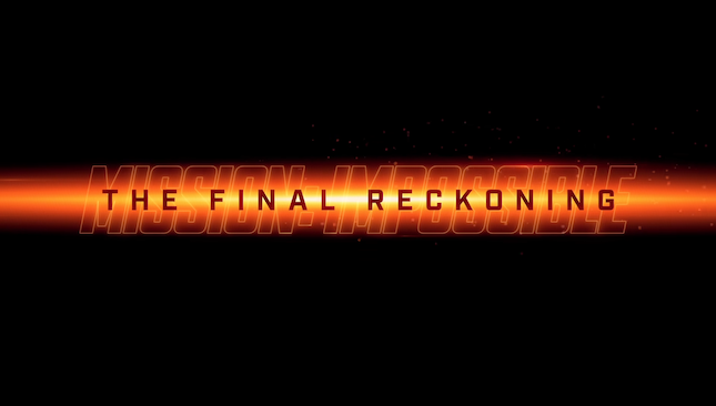 Mission Impossible The Final Reckoning Teaser Trailer Logo