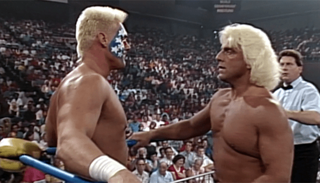 NWA Great American Bash '90 Sting Ric Flair