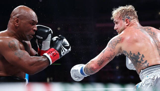 LIVE On Netflix: Jake Paul Vs. Mike Tyson