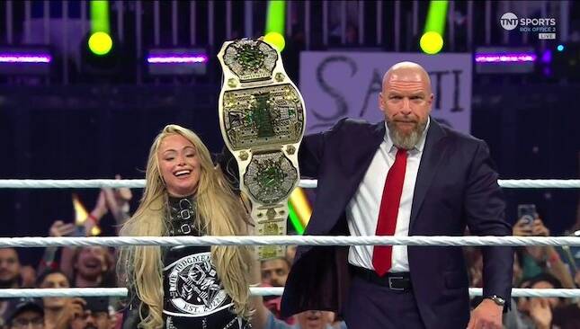 WWE Crown Jewel Liv Morgan and Triple H