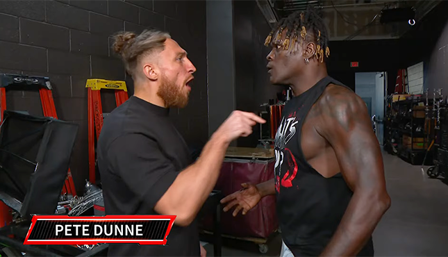 WWE Raw Pete Dunne R-Truth