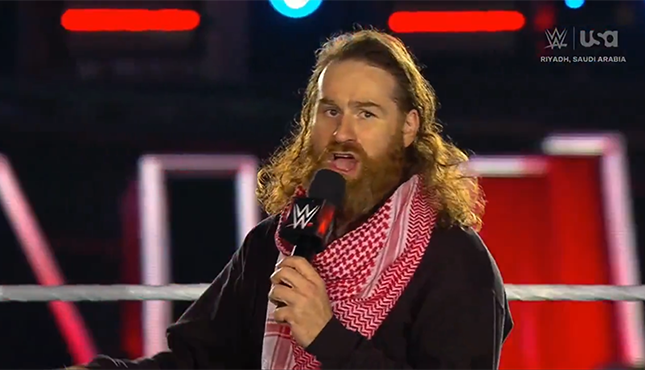 WWE Raw Sami Zayn 11-8-24