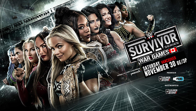 WWE Survivor Series WarGames 2024 official poster