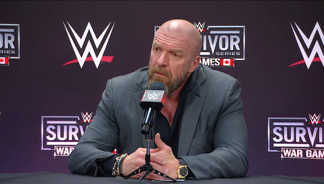 WWE Survivor Series WarGames 2024 post-show Triple H 2