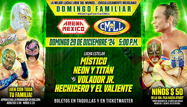 CMLL Domingo Familiar 12-29-24