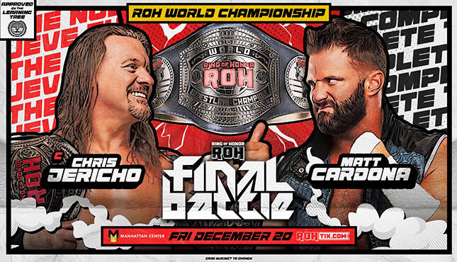 ROH Final Battle WT Chris Jericho Matt Cardona