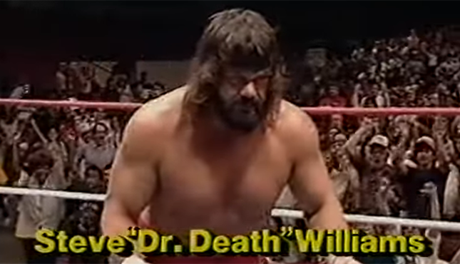 Universal Wrestling Federation Dr. Death Steve Williams 9.20.1986