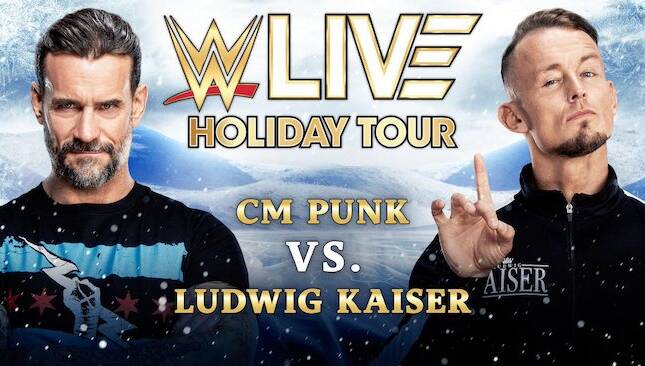 WWE Live Holiday Tour CM Punk vs Ludwig Kaiser