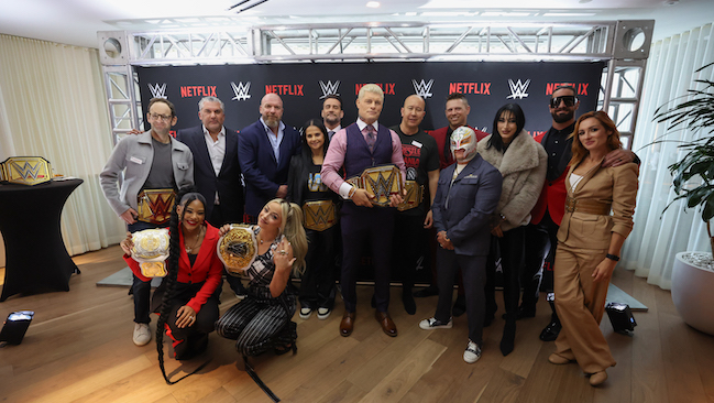 WWE Netflix Lunch and Learn - Superstars