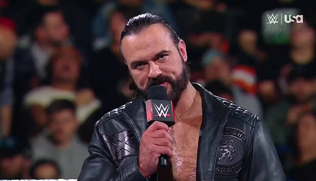 WWE Raw Drew McIntyre 12-23-24