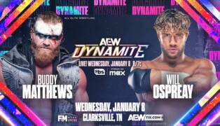 AEW Dynamite Will Ospreay vs Buddy Matthews