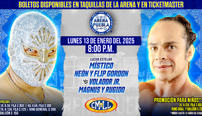 CMLL Lunes Clasico 1-13-25