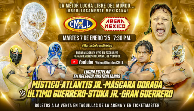 CMLL Martes de Arena Mexico 1-7-25