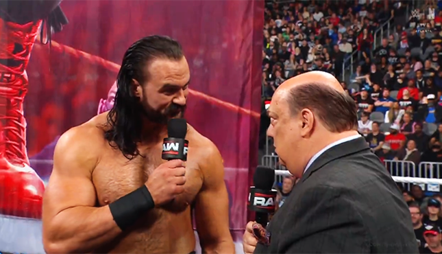 Drew McIntyre Paul Heyman WWE Raw 1-27-25