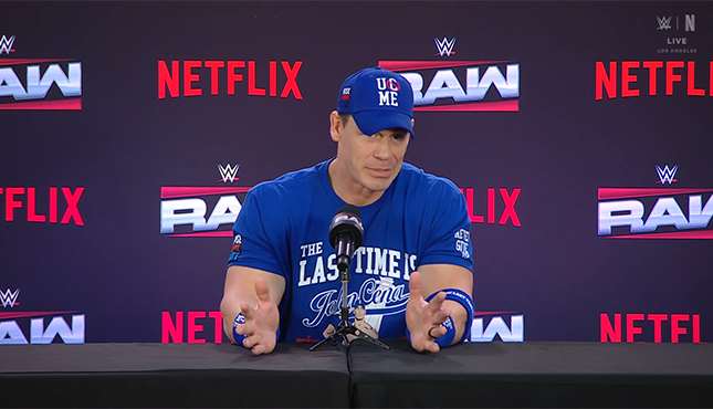 John Cena WWE Raw Post-Show 1-6-25