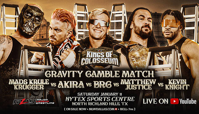 MLW Kings of Colosseum Gravity Gamble