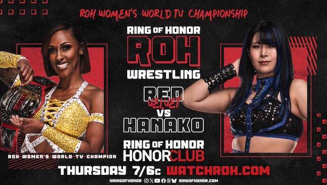 ROH TV Red Velvet vs Hanako 1-02-25