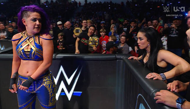 Roxanne Perez Bayley WWE Smackdown 1-17-25