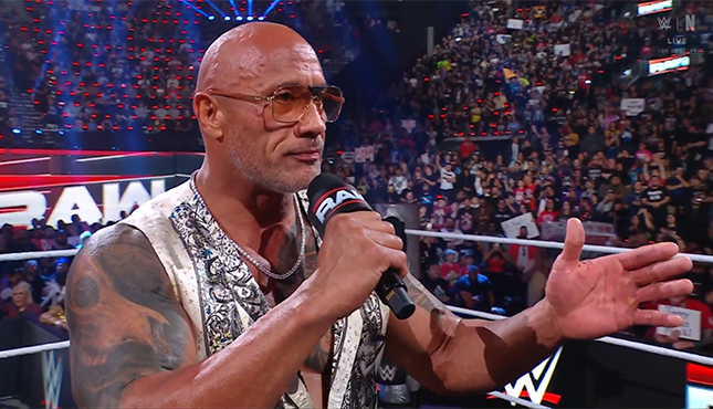 The Rock WWE Raw 1-6-25, WrestleMania 41