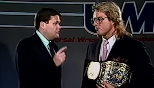 Universal Wrestling Federation Terry Taylor Jim Ross 10.4.1986