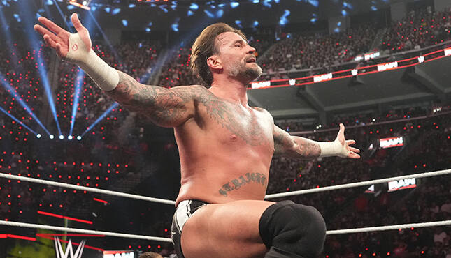 WWE Raw CM Punk 1-6-25