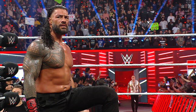 WWE Raw Roman Reigns 1-6-25