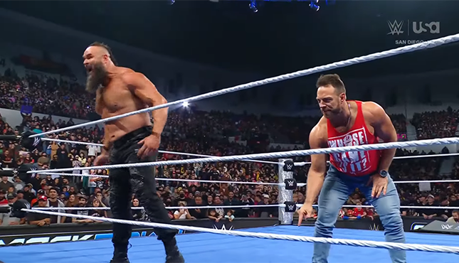 WWE Smackdown Braun Strowman LA Knight 1-17-25