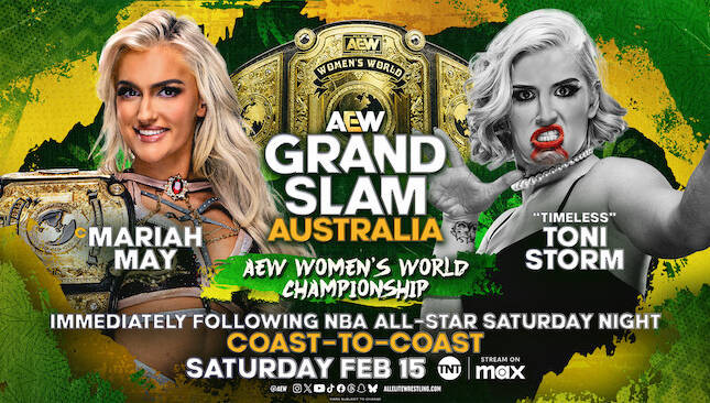 AEW Grand Slam Australia Preview Mariah May vs. Toni Storm