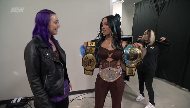 Billie Starkz & Mercedes Mone Have Encounter On AEW Dynamite | 411MANIA