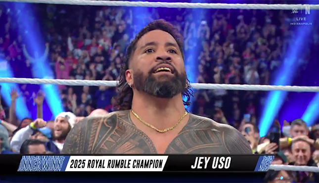 Jey Uso WWE Royal Rumble 2025