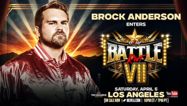 MLW Battle Riot VII - Brock Anderson