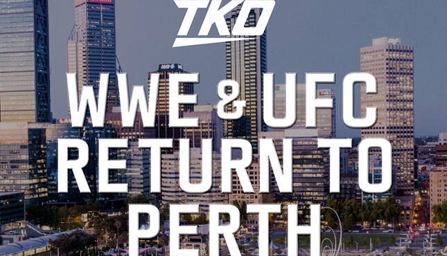 TKO WWE UFC Perth