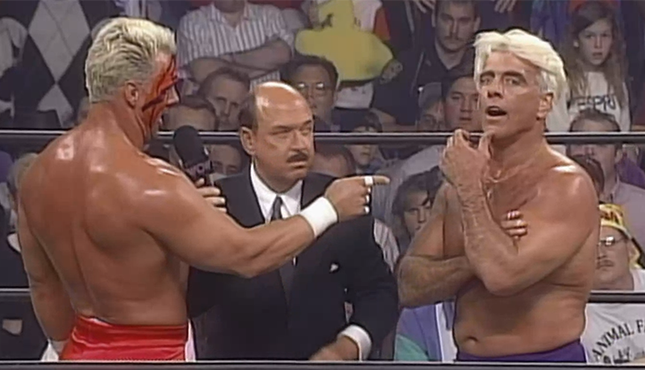 WCW Nitro 10-16-95 Sting Ric Flair