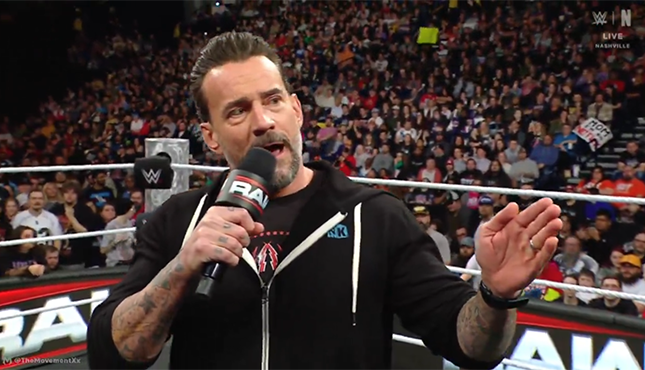 WWE Raw CM Punk 2-10-25