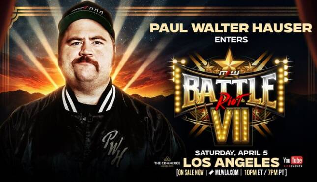 MLW Battle Riot VII Paul Walter Hauser