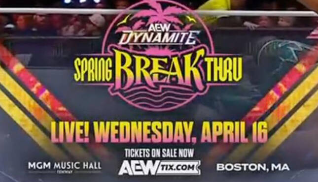 AEW Dynamite Spring Break Thru