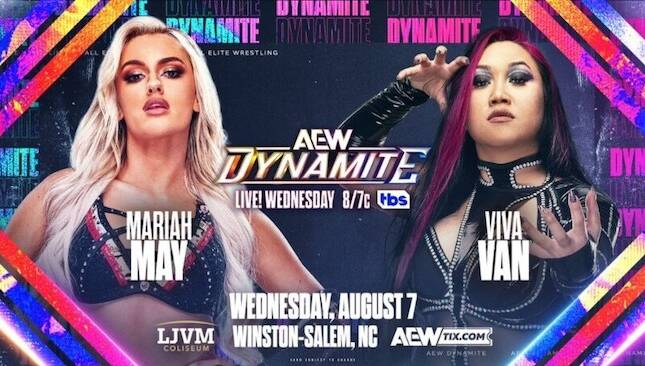 AEW Dynamite Viva Van vs Mariah May