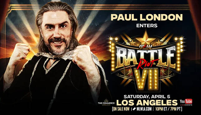 Paul London MLW Battle Riot