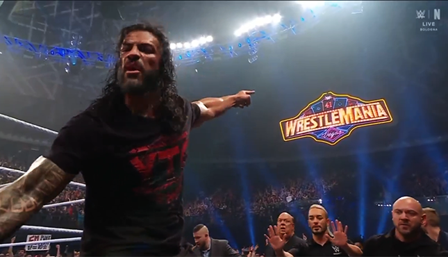 Roman Reigns WWE Smackdown 3-21-25