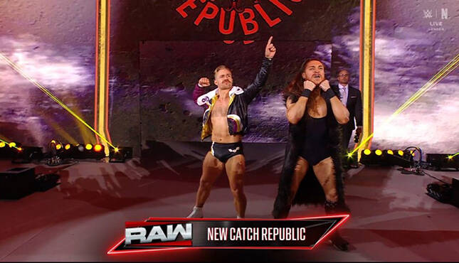 Tyler Bate Pete Dunne New Catch Republic WWE Raw 3-31-25 producer
