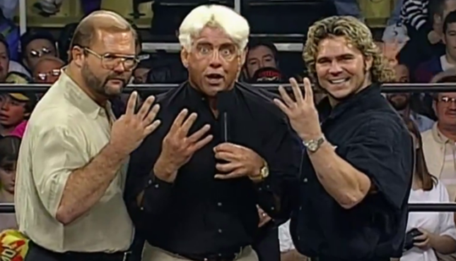 WCW Monday Nitro Arn Anderson Ric Flair Brian Pillman 10.30.95